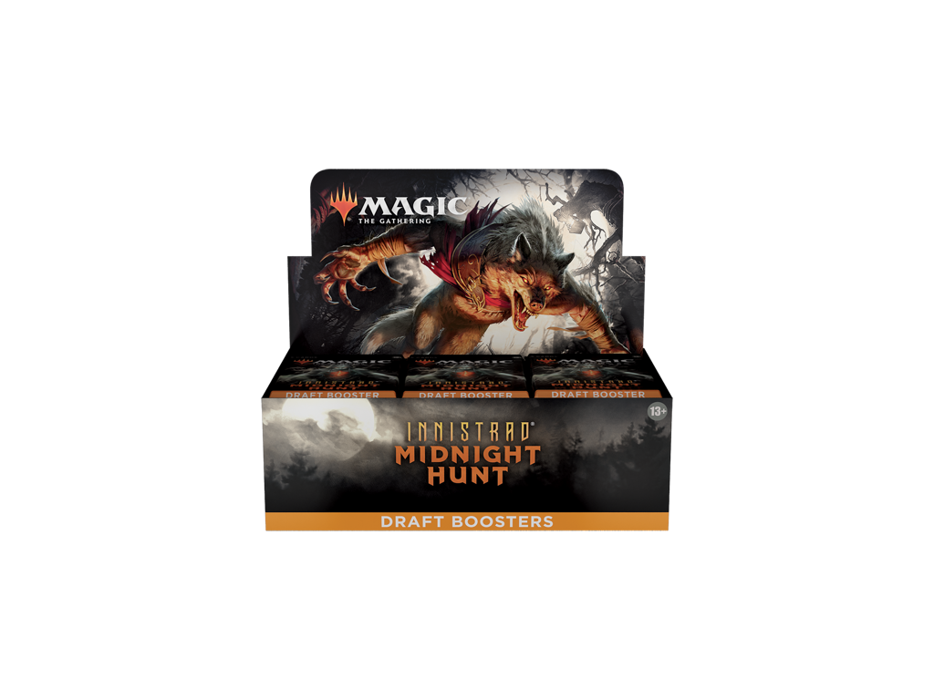 Magic Innistrad Midnight Hunt draft booster Display