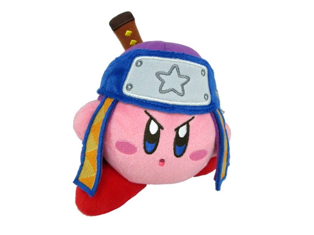 Kirbu som ninja bamse på 12 cm