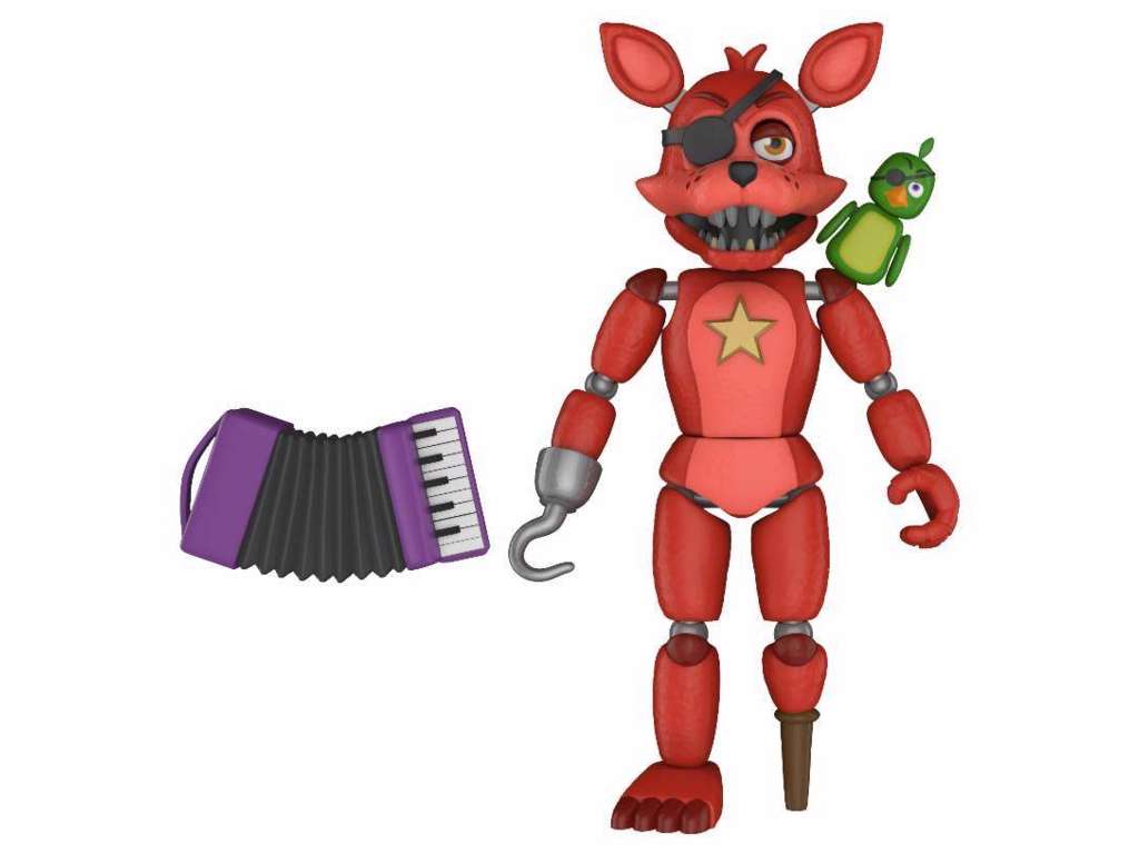  Five Nights at Freddy's Pizza Simulator action figur af Rockstar Foxy på 13 cm