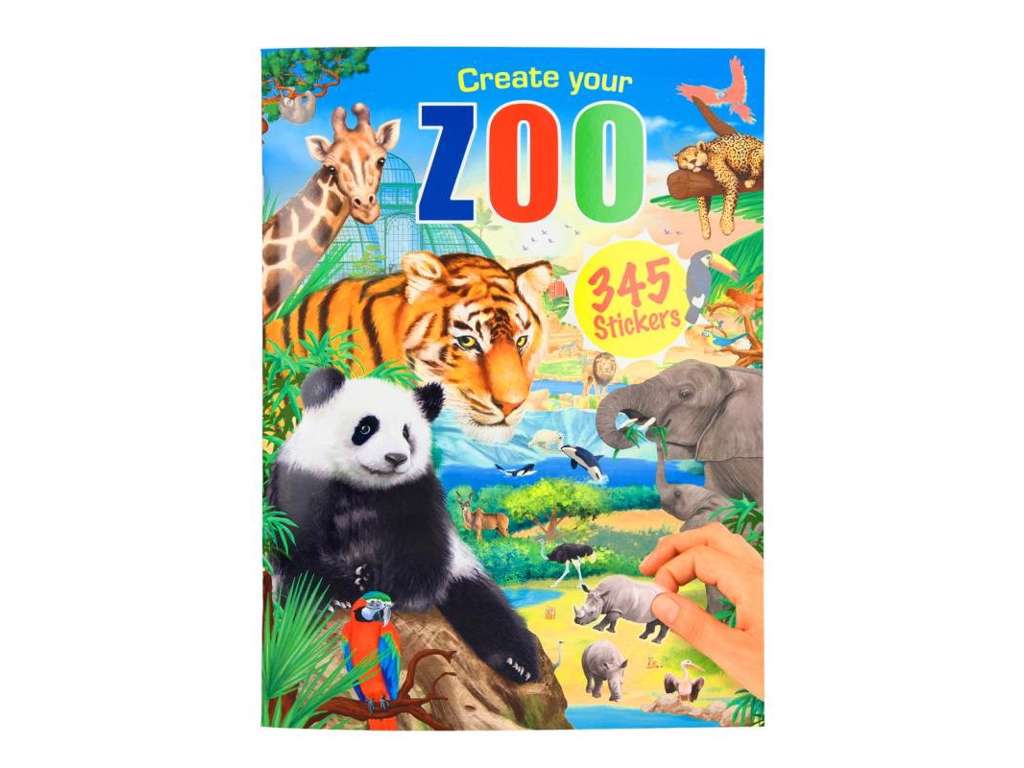 Create your Zoo aktivitetsbog med stickers