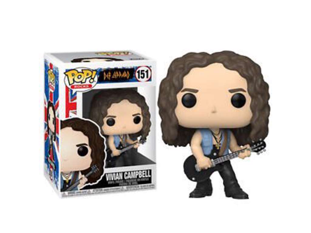 Def Leppard POP! vinyl figur af Vivian Campbell på 9 cm