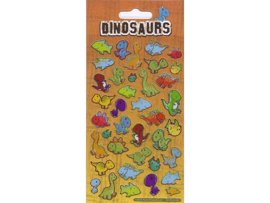 Små dinosaurer klistermærker – genanvendelige