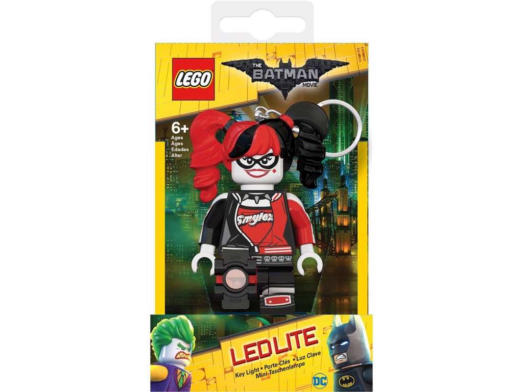 Lego Batman nøglering med lys - Harley Quinn