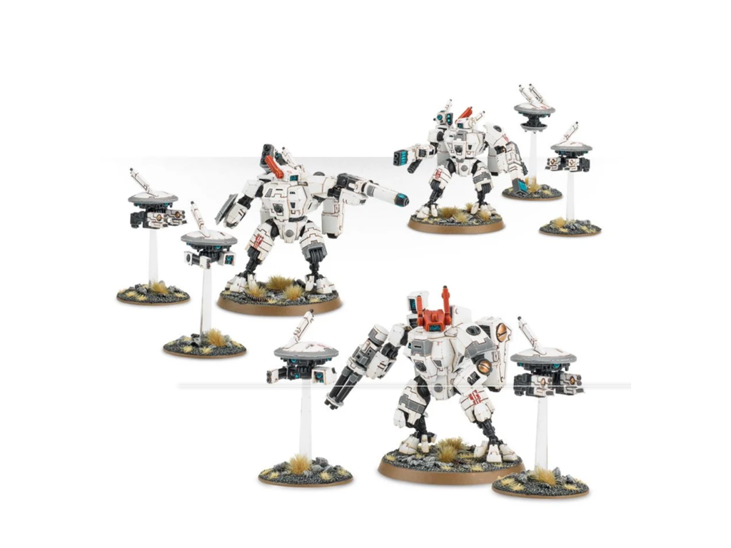Tau Empire Xv8 Crisis Battlesuits