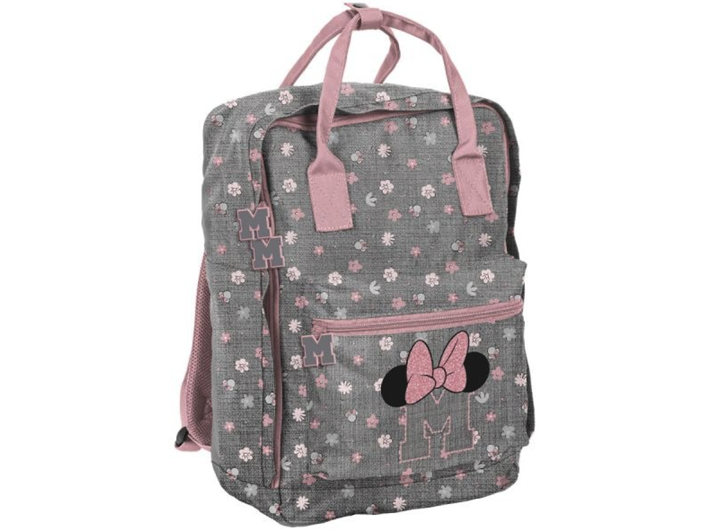 Rygsæk Minnie 2 Lynlås rum 37x27x14 cm Skum i ryg