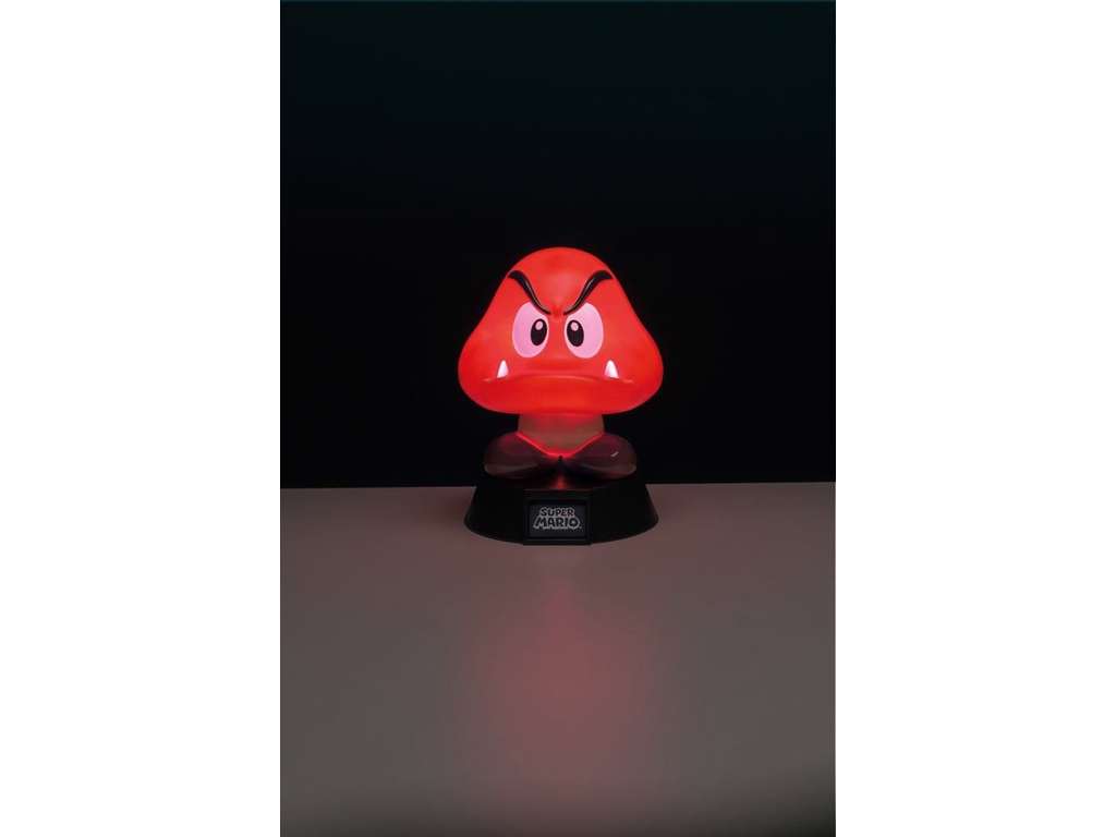Super Mario 3D lampe med Goomba på 10 cm