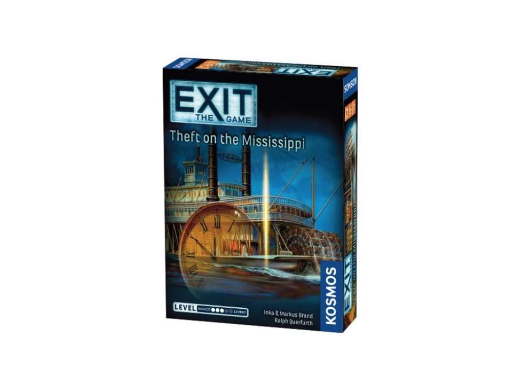 EXIT: Theft On The Mississippi - brætspil fra Kosmos - engelsk