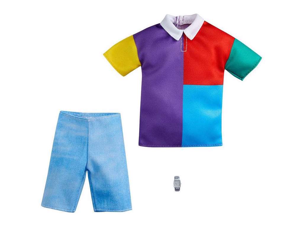 Barbie Ken dukketøj sæt 73 - T-shirt og shorts