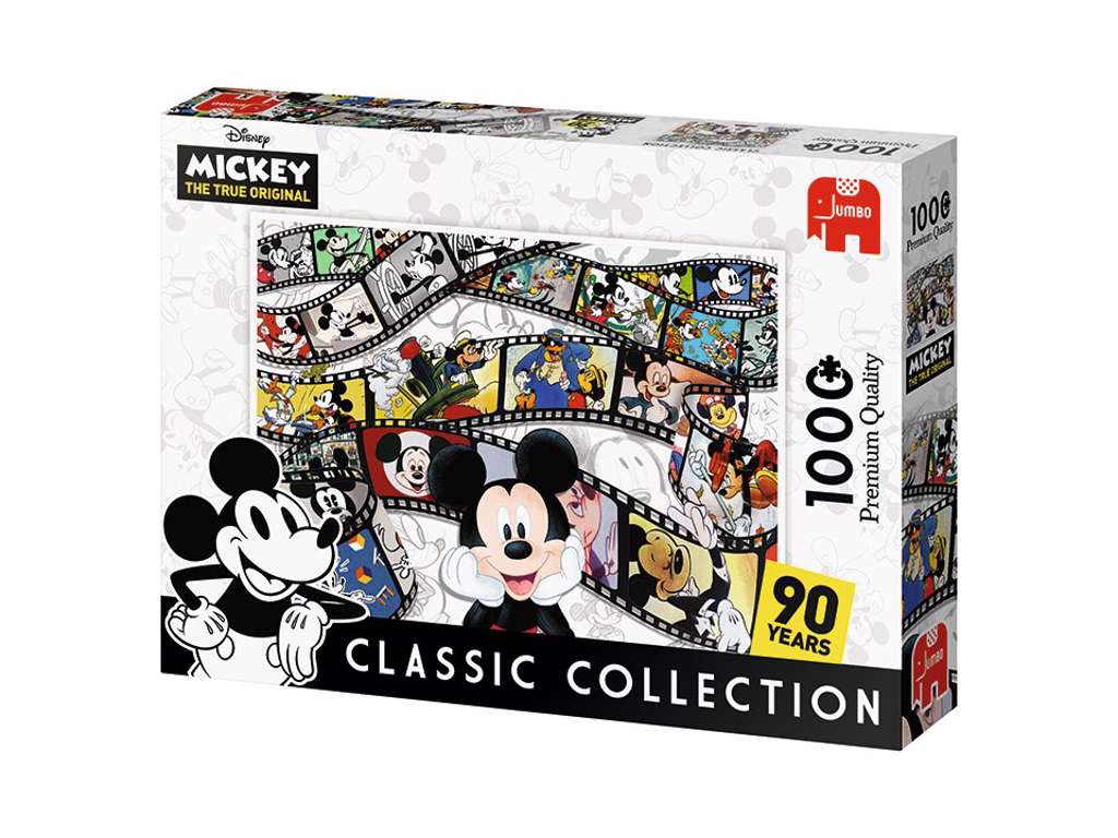Disney: Mickey Mouse 90th Anniversary puslespil på 1000 brikker fra Jumbo