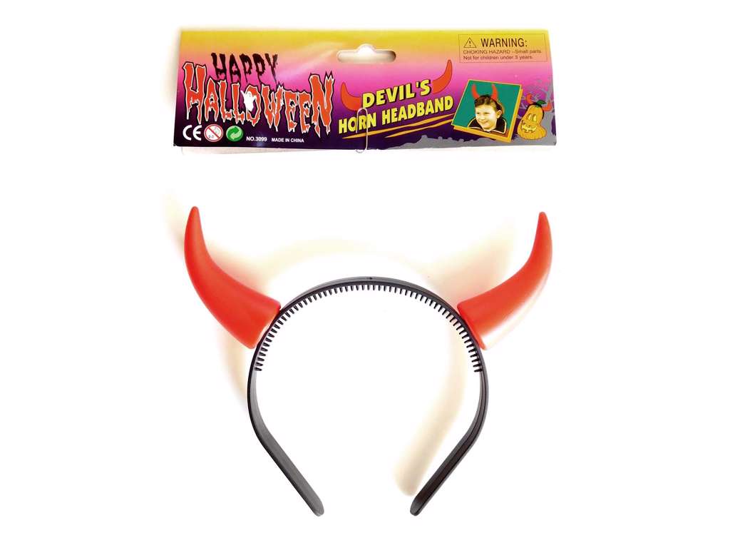 Djævlehorn på hårbøjle