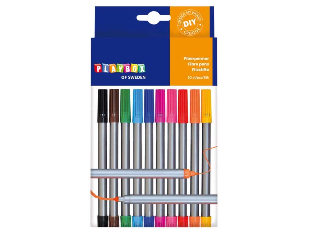 Fibertusser m/tynd/tyk dobbeltspids