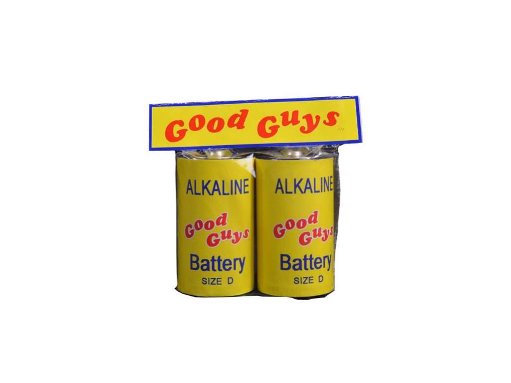 Child's Play 2 replika af 1/1 Good Guys batteries