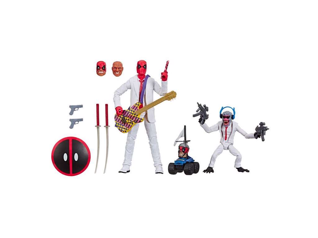 Marvel Legends Series action figur 2-pak af Deadpool og Hit-Monkey på 8-15 cm