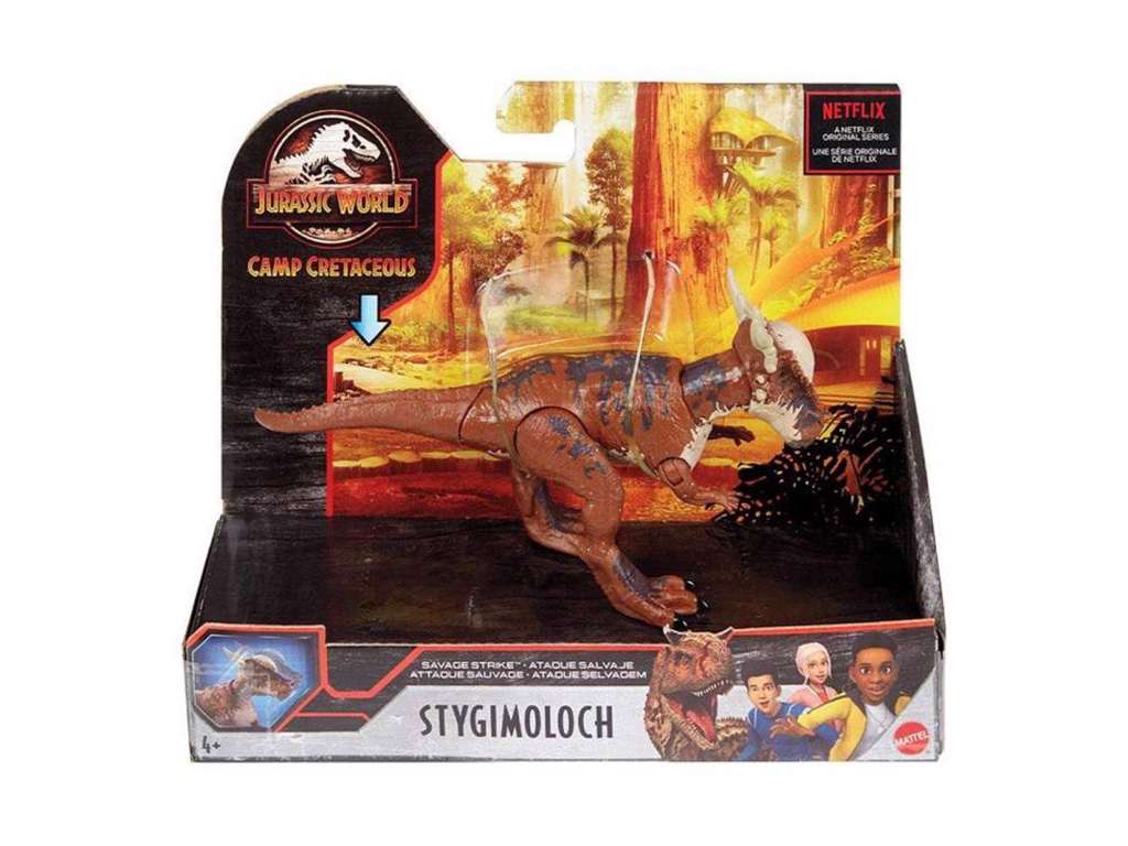  Jurassic World Savage Strike stygimoloc action figur på 16 cm