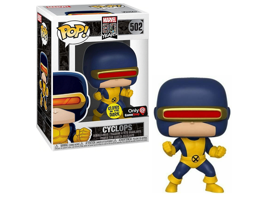 Marvel POP! vinyl figur af Cyclops GITD på 9 cm