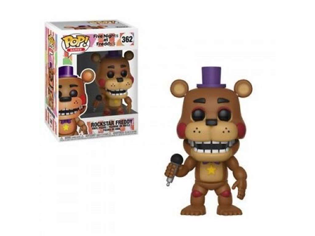 Five Nights at Freddy's Pizza Simulator POP! vinyl figur af Rockstar Freddy på 9 cm