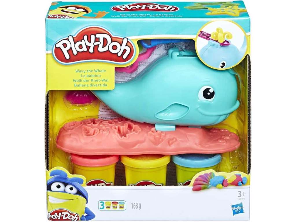 Play-Doh Hvalen Wavy sæt