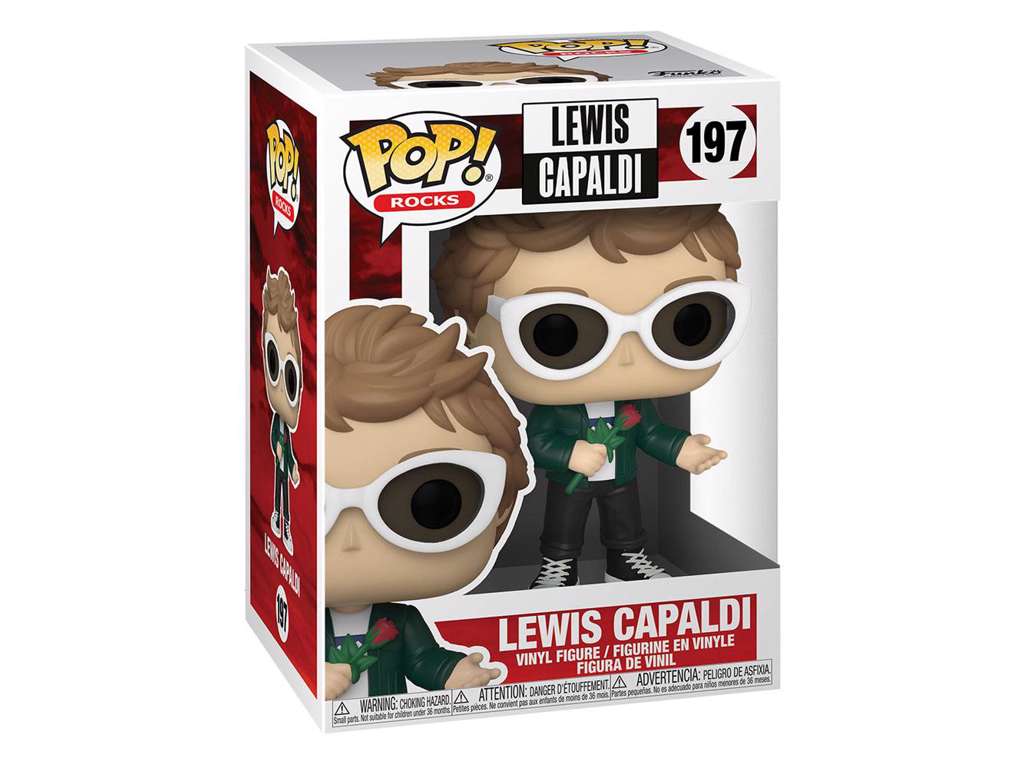 Lewis Capaldi POP! Rocks Vinyl Figure Lewis Capaldi 9 cm