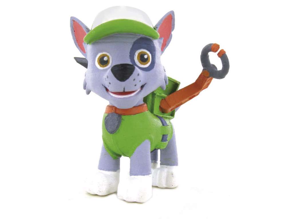 Rocky minifigur fra Paw Patrol på 5.5 cm