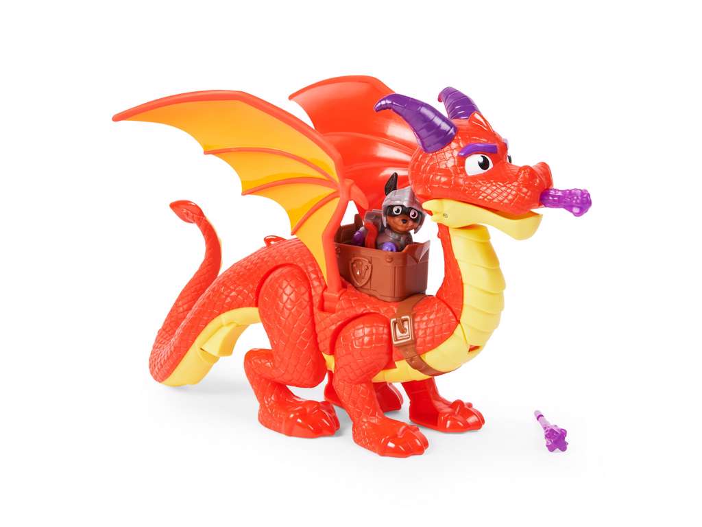 Paw Patrol Knights: Sparks the Dragon & Claw figurer