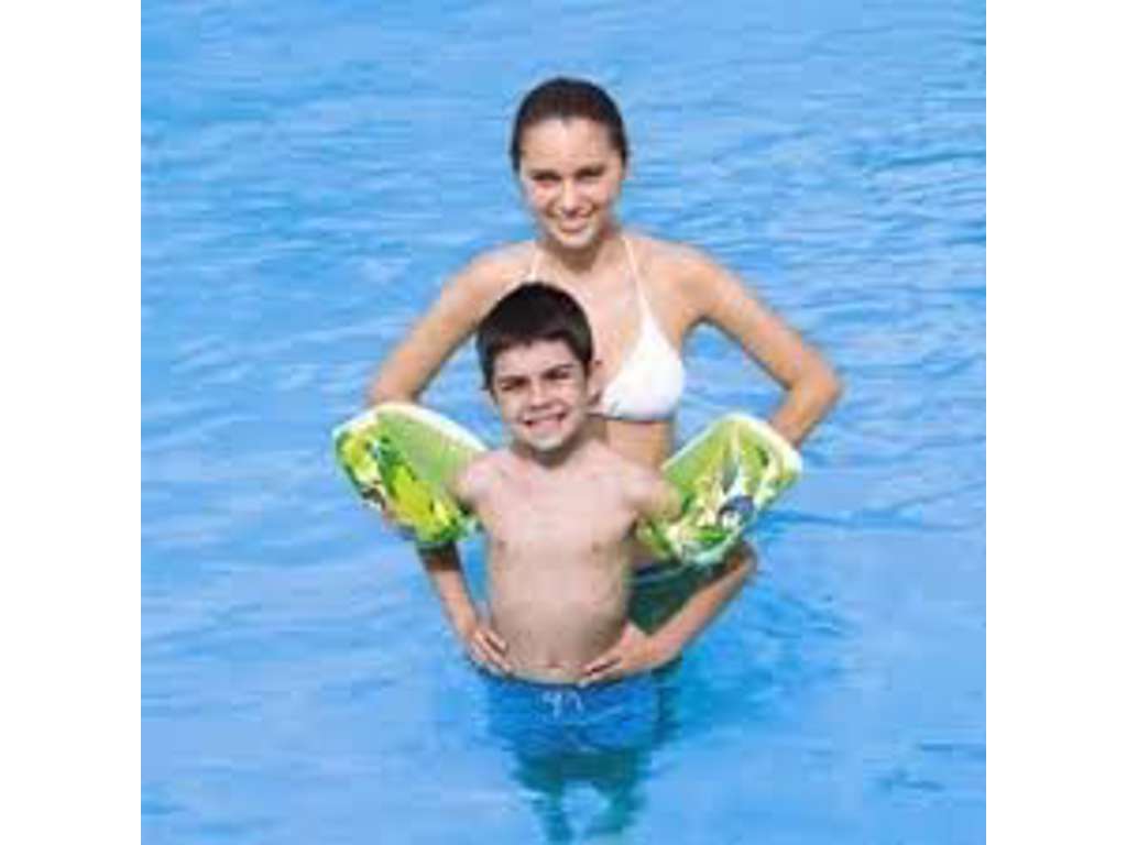 Badevinger på 24 cm med haj eller pingvin