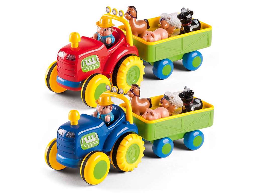 Traktor med dyr og lyde fra B beez