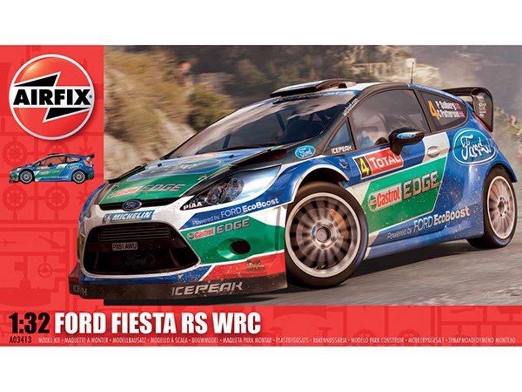 Ford Fiesta RS WRC 1:32 Modelbyggesæt fra Airfix