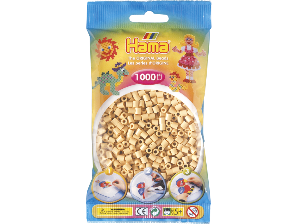 1000stk. Hama Midi beige  207-27