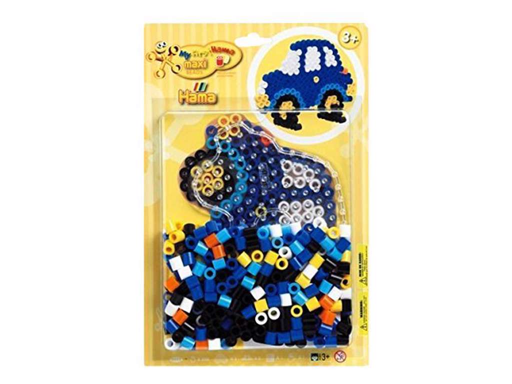 Hama maxi perler blisterpakke med bil - 8922