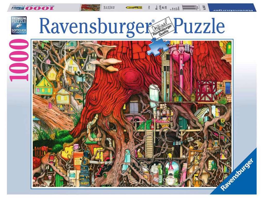 Hidden World puslespil på 1000 brikker fra Ravensburger