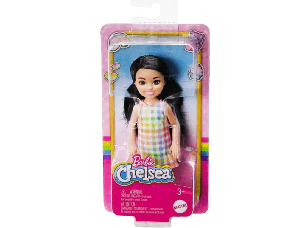 Barbie Chelsea Core Dukke - Ternet kjole med pastelfarver