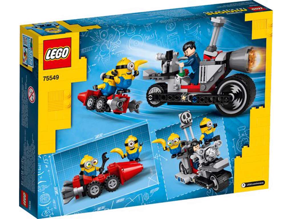LEGO Minions - Ustoppelig motorcykeljagt - 75549
