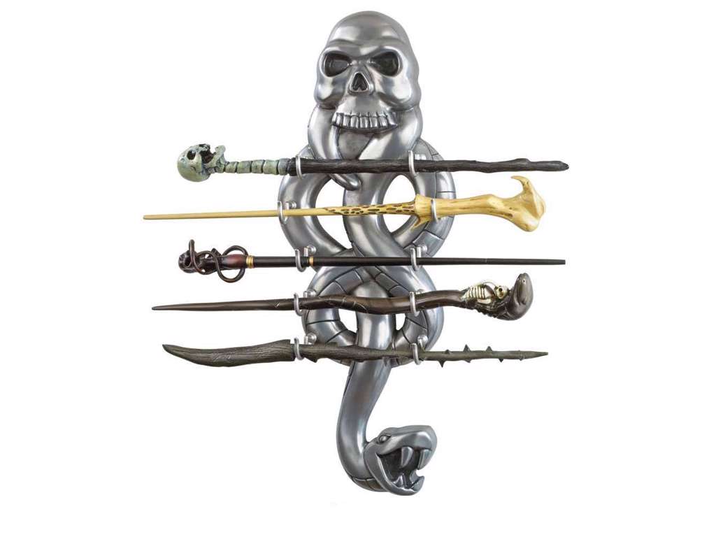 The Dark Mark Death Eater tryllestavs display fra Harry Potter