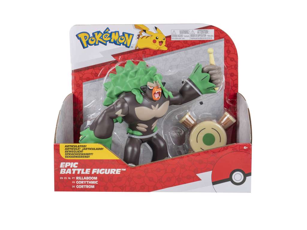 Epic Rillaboom Battle Figure fra Pokémon - 19 cm