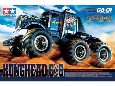 Fjernstyret Konghead 1:18 samlesæt fra Tamiya