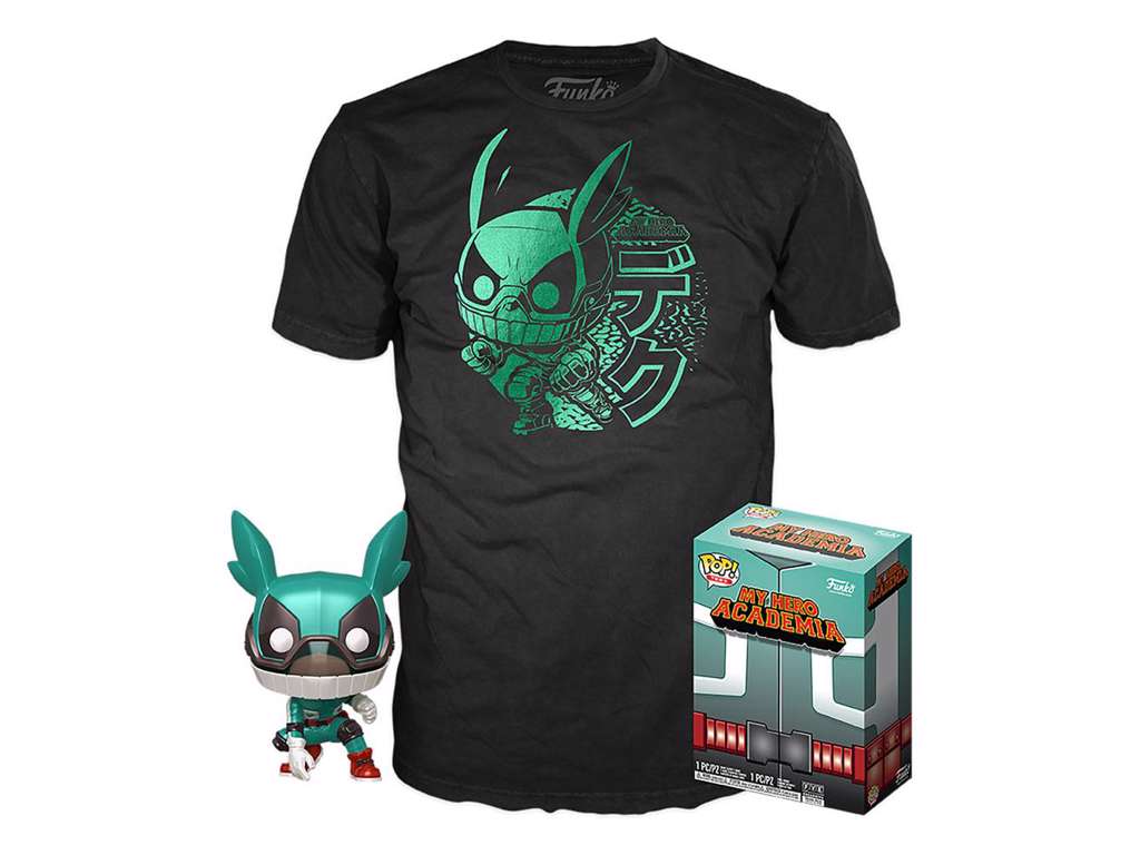 My Hero Academia POP! & Tee Box Deku Størrelse Medium