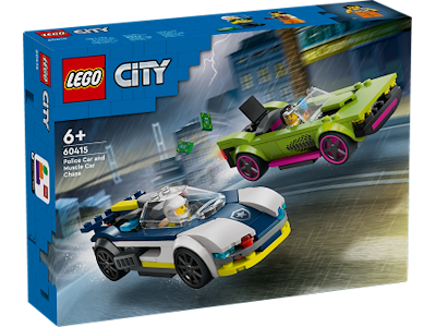 Biljagt med politi og muskelbil - 60415 - LEGO City Police