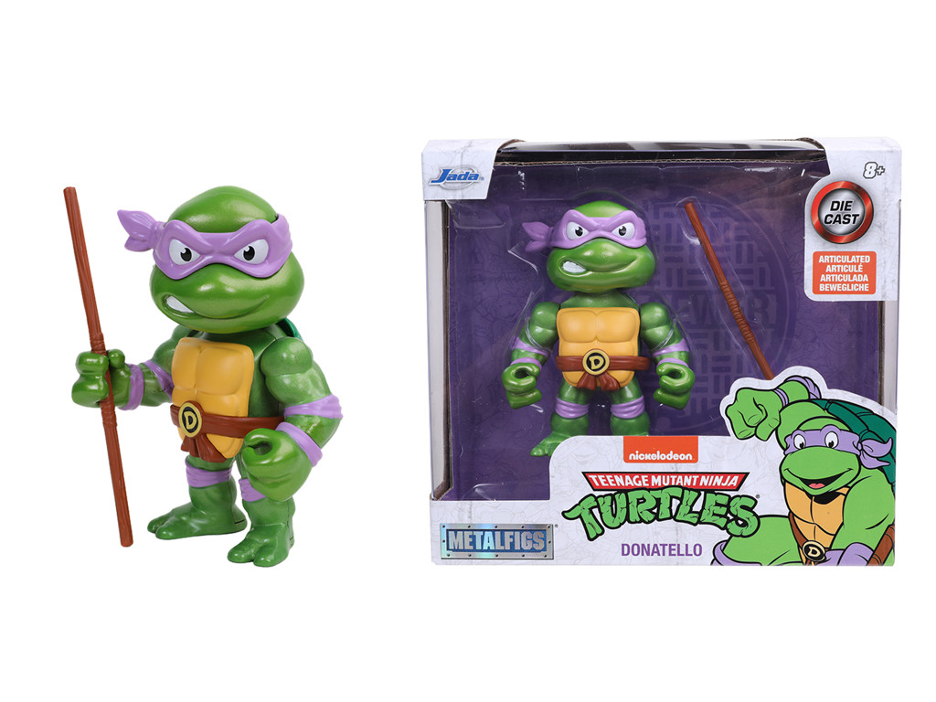 Teenage Mutant Ninja Turtles figur af Donatello på 10 cm