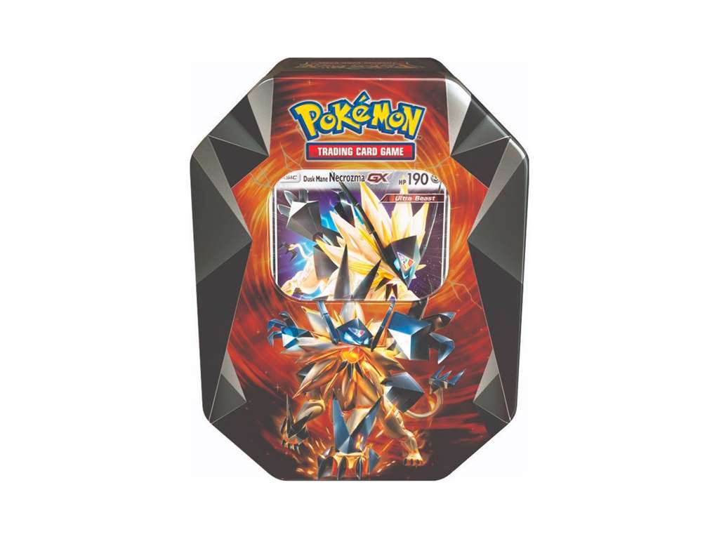 Pokémon Dusk Mane Necrozma GX tin box