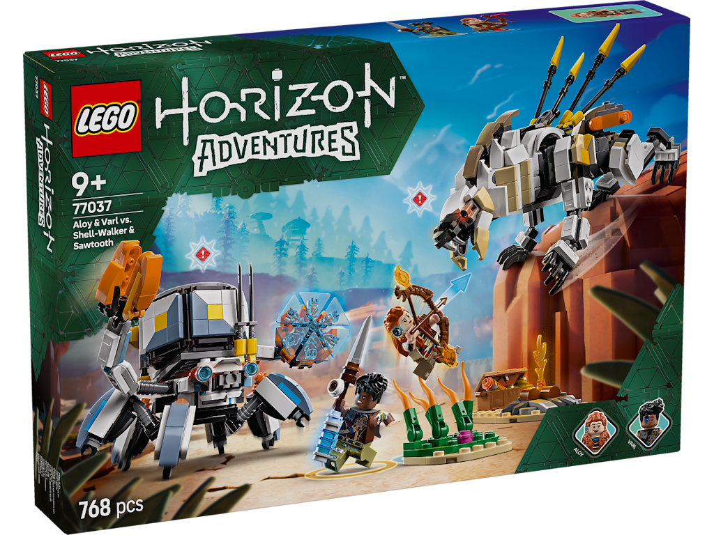 Aloy og Varl mod skjoldgænger og savtand - 77037 - LEGO Horizon