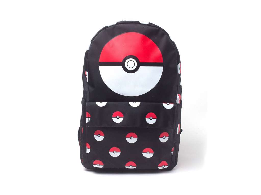 Pokémon Skoletaske med Pokeball print - 24 liter