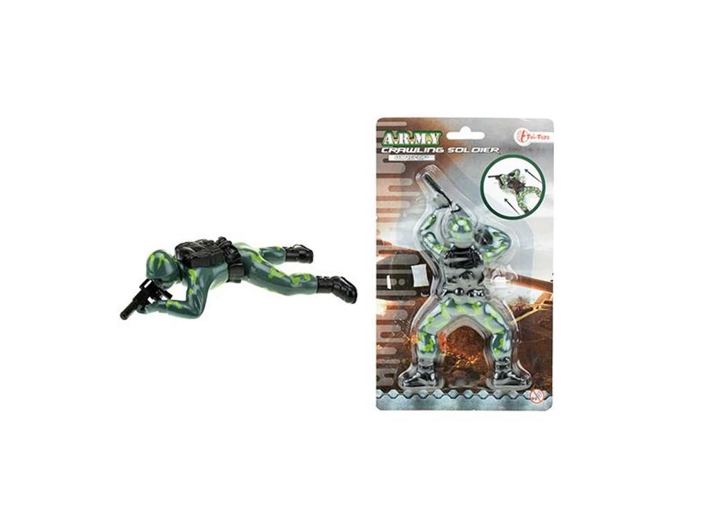 Kravlende soldat med optræk