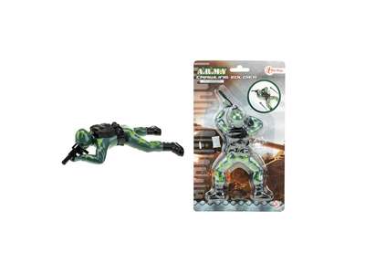 Kravlende soldat med optræk