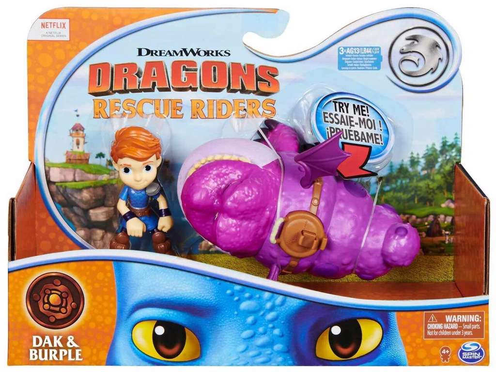 Dragons Rescue Riders - Dak & Purple