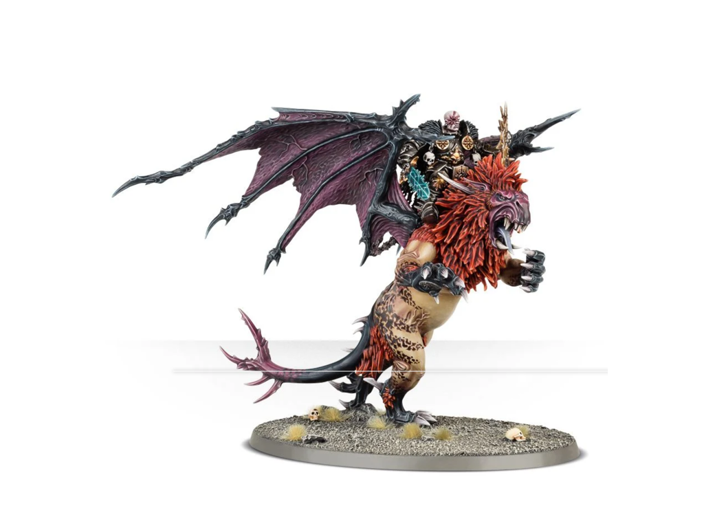 Slaves to Darkness: Chaos Lord on Manticore