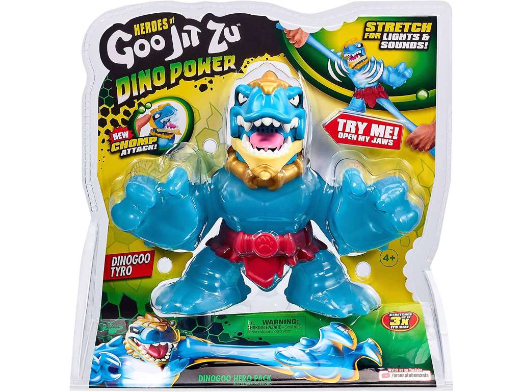 Goo Jit Zu Dinogoo Tyro figur på 17 cm