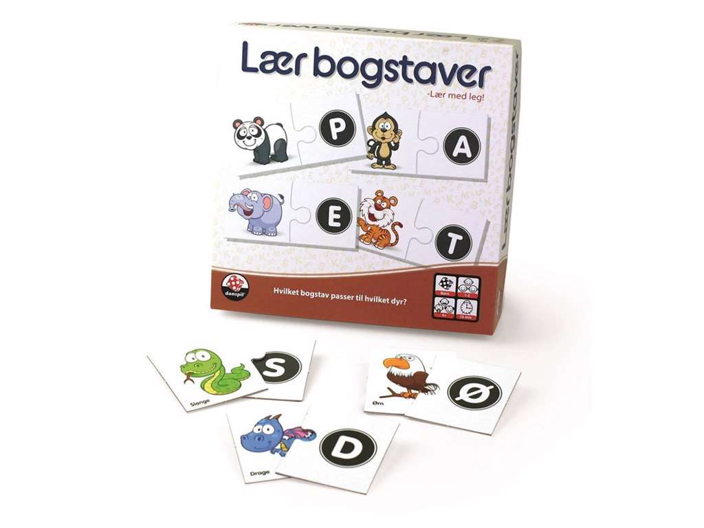 Lær bogstaverne fra Danspil
