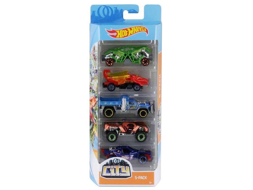 Hot Wheels 5 pak med biler (Bemærk forskellige typer)