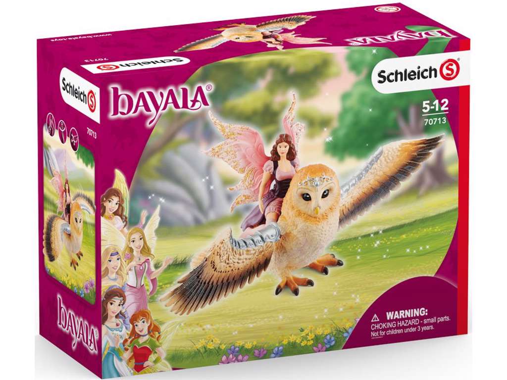 Bayala fe på flyvende glitterugle fra Schleich - 70713