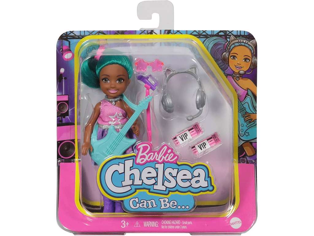 Barbie Chelsea Can Be Anything Rockstar Doll Playset